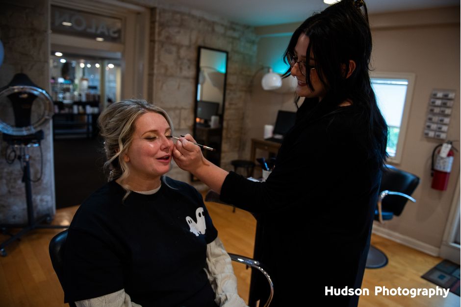 Eureka Springs wedding makeup